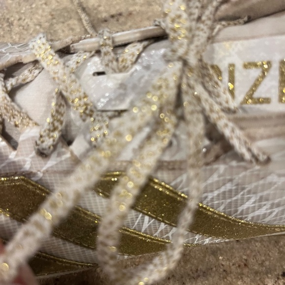 Adidas Adizero Electric Speed Exotic White and Gold Football Cleats Men Size 8.5 - Picture 4 of 5